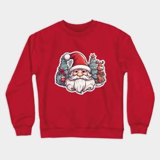 Christmas 2024 Santa Claus Design Crewneck Sweatshirt